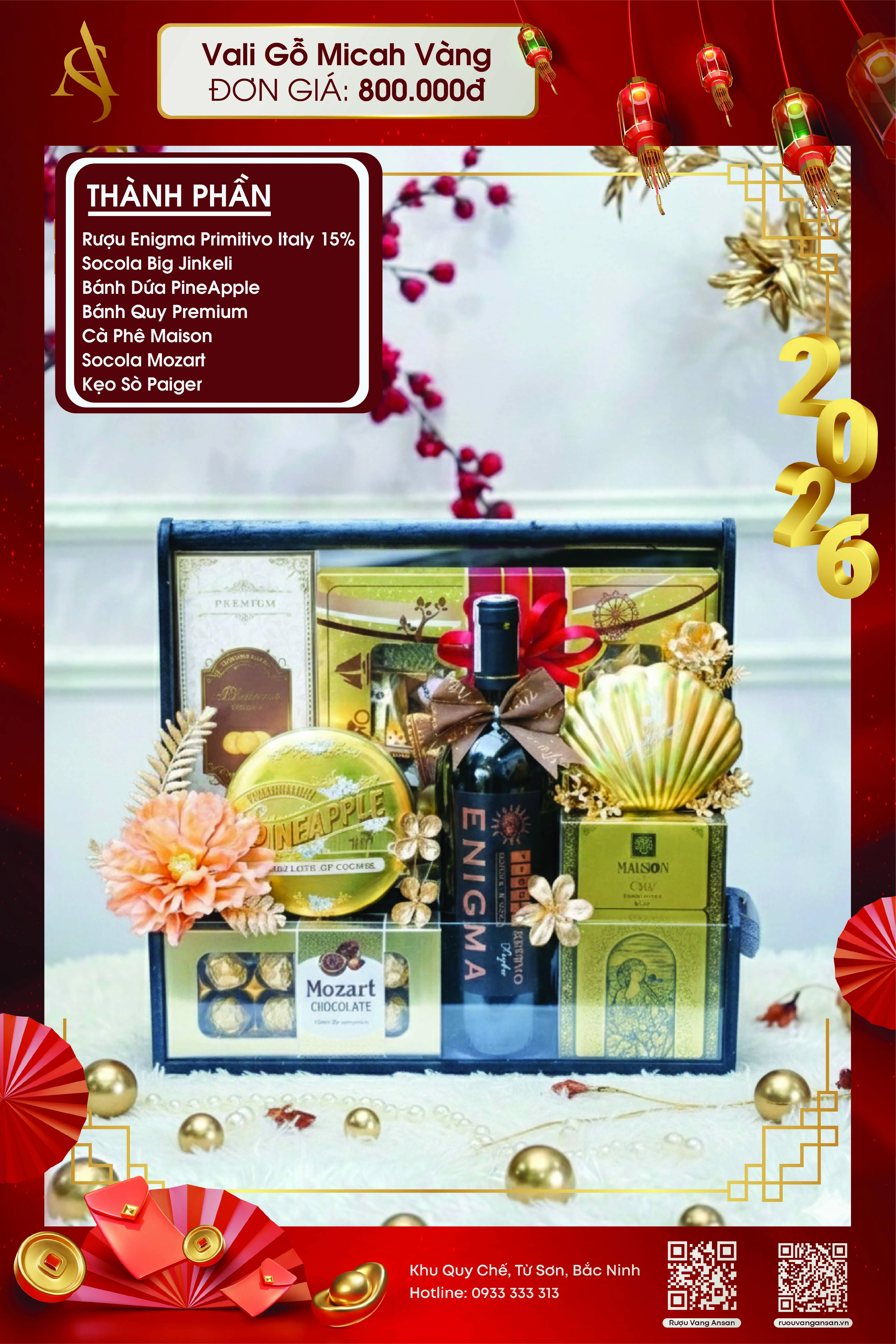 Set vali gỗ Mica - image 2